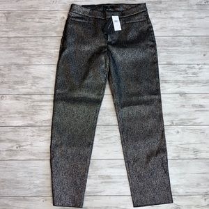 Banana Republic Metallic Pants Size 8R NWT